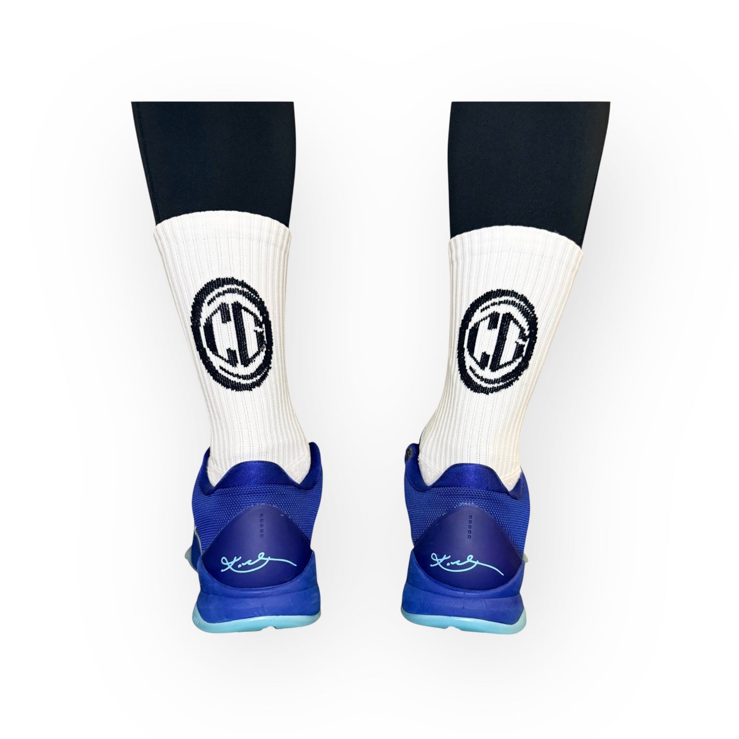 White - EU 42-45 / Court Grip Socken - Mehr Grip, mehr Game!