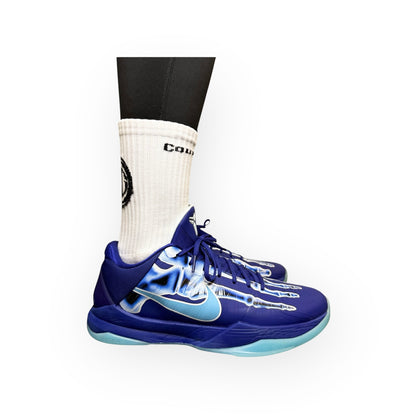 White - EU 46-49 / Court Grip Socken - Mehr Grip, mehr Game!
