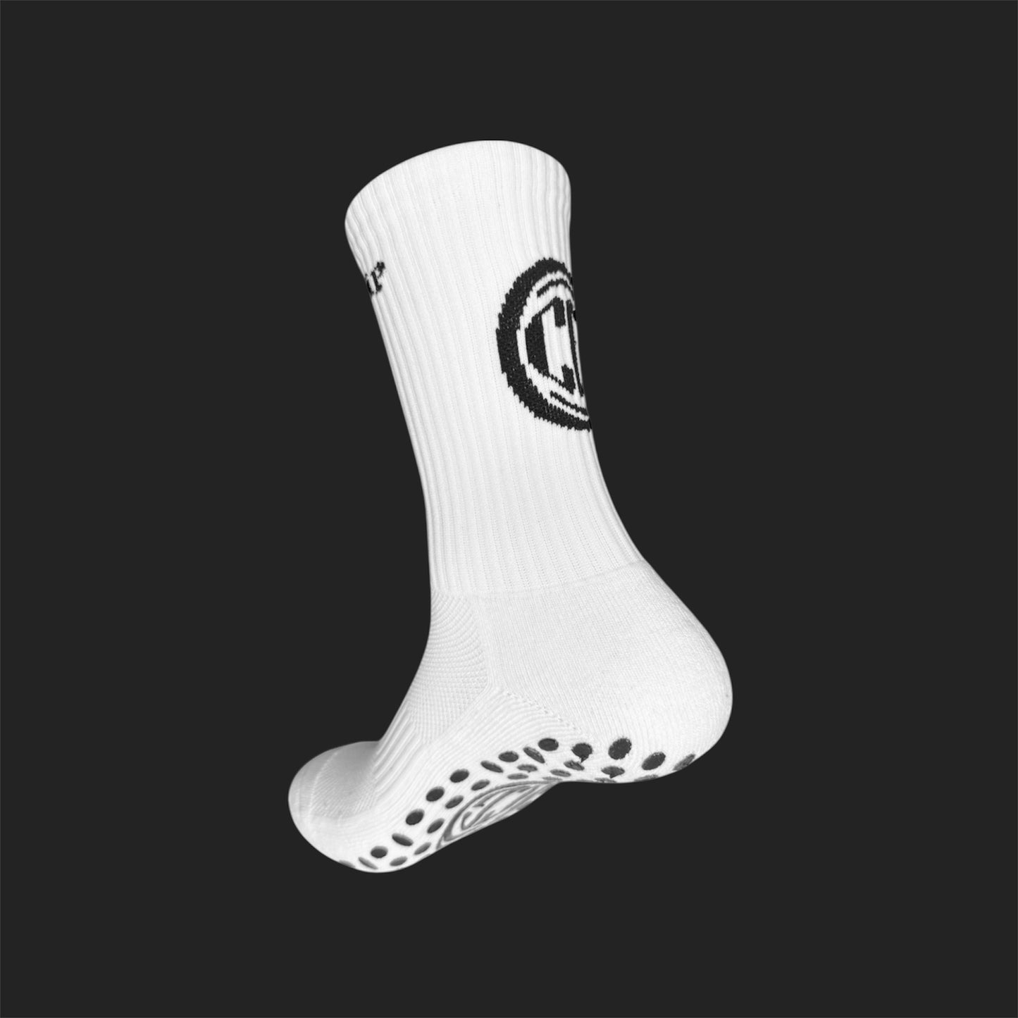 White - EU 42-45 / Court Grip Socken - Mehr Grip, mehr Game!