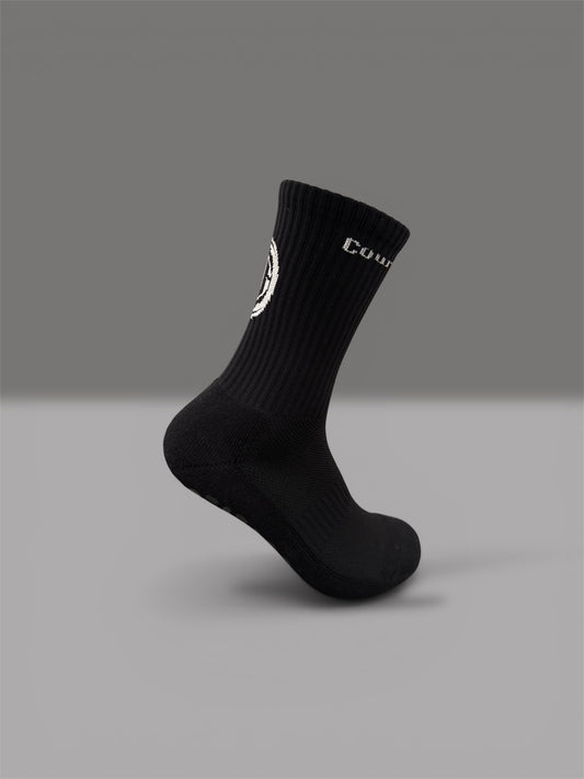 Black - EU 42-45 / Court Grip Socken - Mehr Grip, mehr Game!