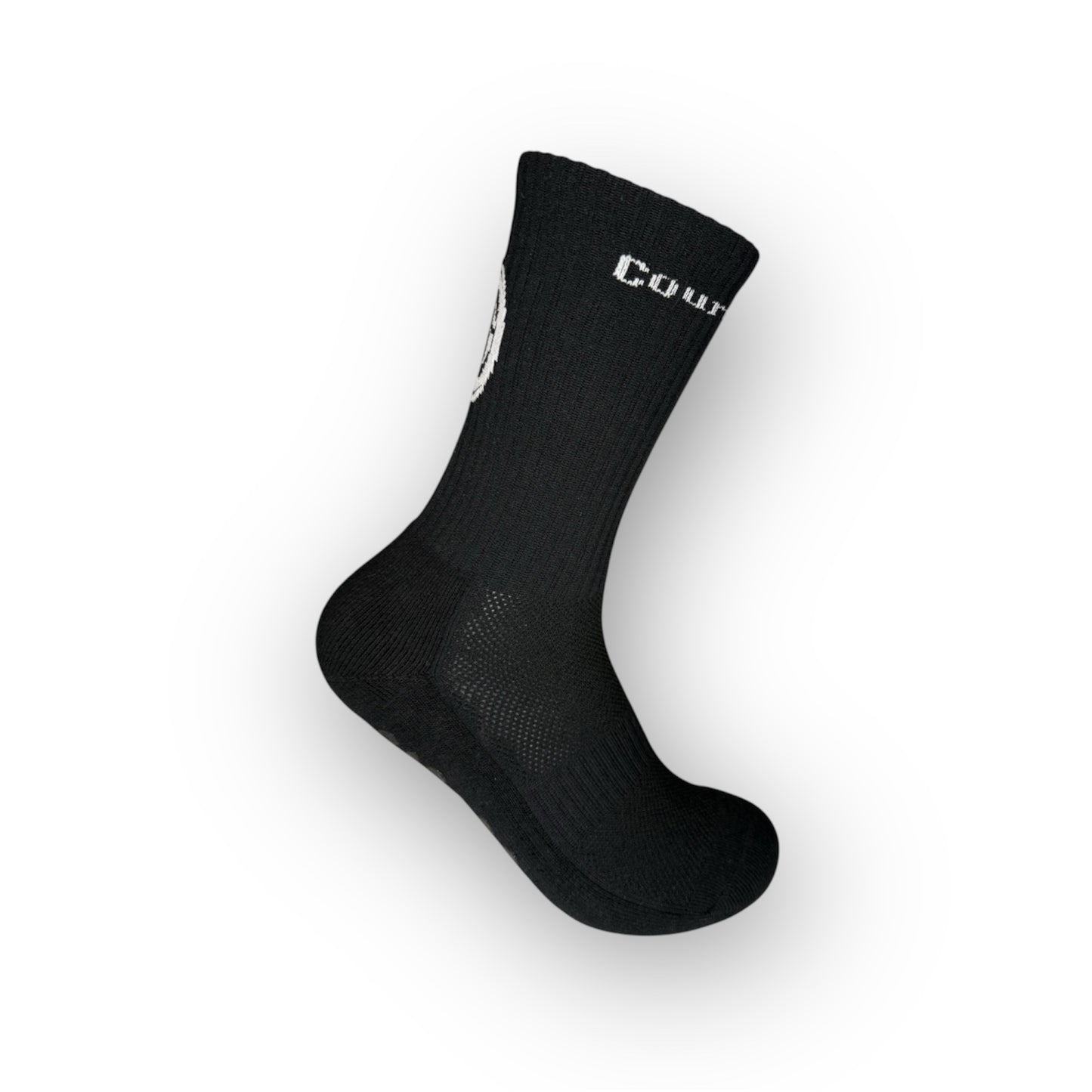 Black - EU 42-45 / Court Grip Socken - Mehr Grip, mehr Game!