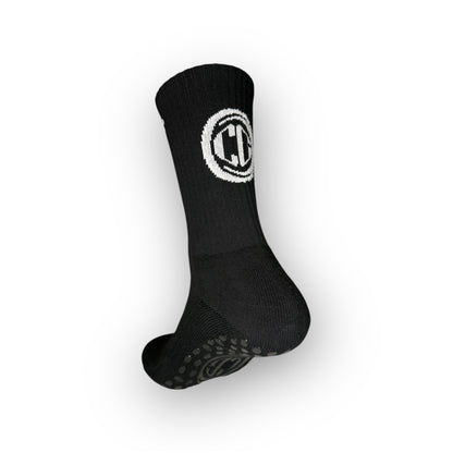 Black - EU 42-45 / Court Grip Socken - Mehr Grip, mehr Game!